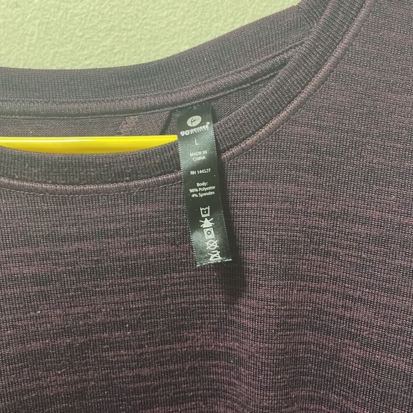 90 degree athletic womens long sleeve shirt size L - Picture 2 of 9